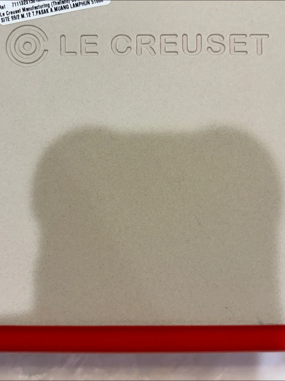 NWT Le Creuset 23 cm Square Stoneware Baker - Carmin
